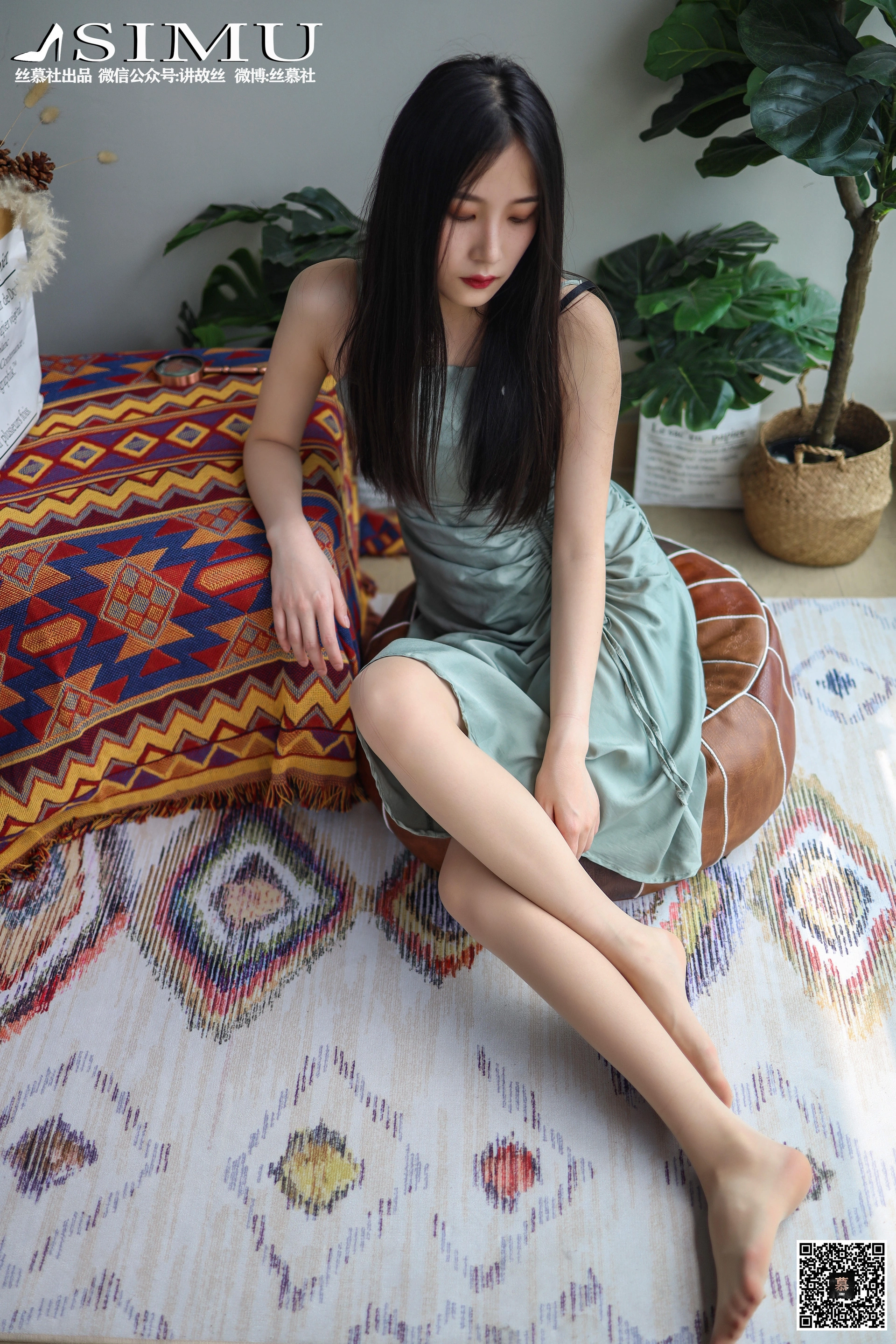 丝慕写真 - [丝慕GIRL]特写集 TX024 熙熙《阳台玩丝的熙熙》 2