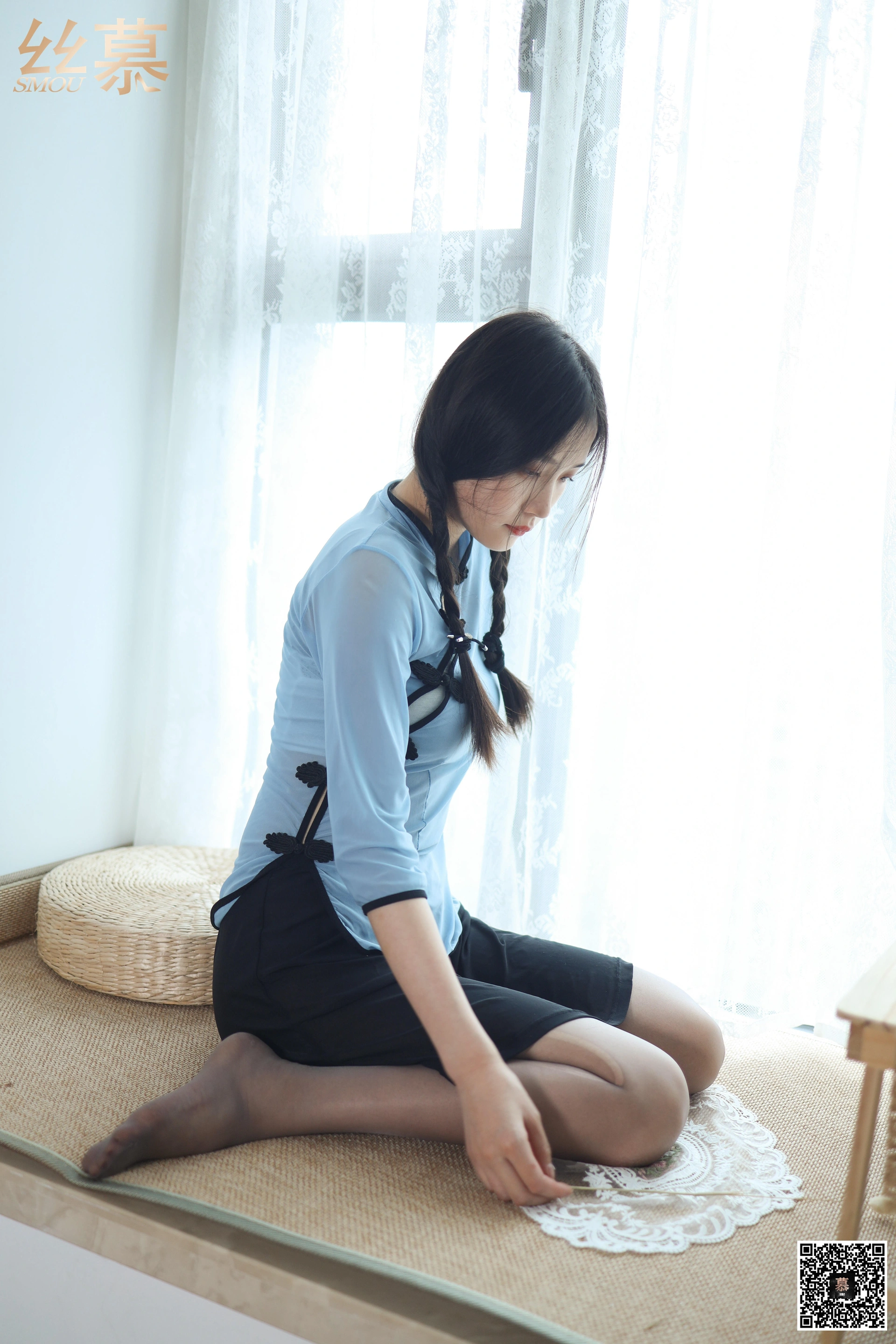 丝慕写真 - [丝慕GIRL]特写集 TX037 熙熙《穿越民国看灰丝》 2